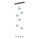 Abacus 6-Light Ceiling-to-Floor LED Pendant