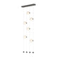 Abacus 6-Light Ceiling-to-Floor LED Pendant