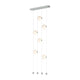 Abacus 6-Light Ceiling-to-Floor LED Pendant