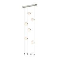 Abacus 6-Light Ceiling-to-Floor LED Pendant