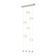 Abacus 6-Light Ceiling-to-Floor LED Pendant