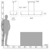 Exos Rectangular Pendant