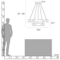Solstice LED Tiered Pendant