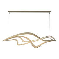 Crossing Waves LED Pendant