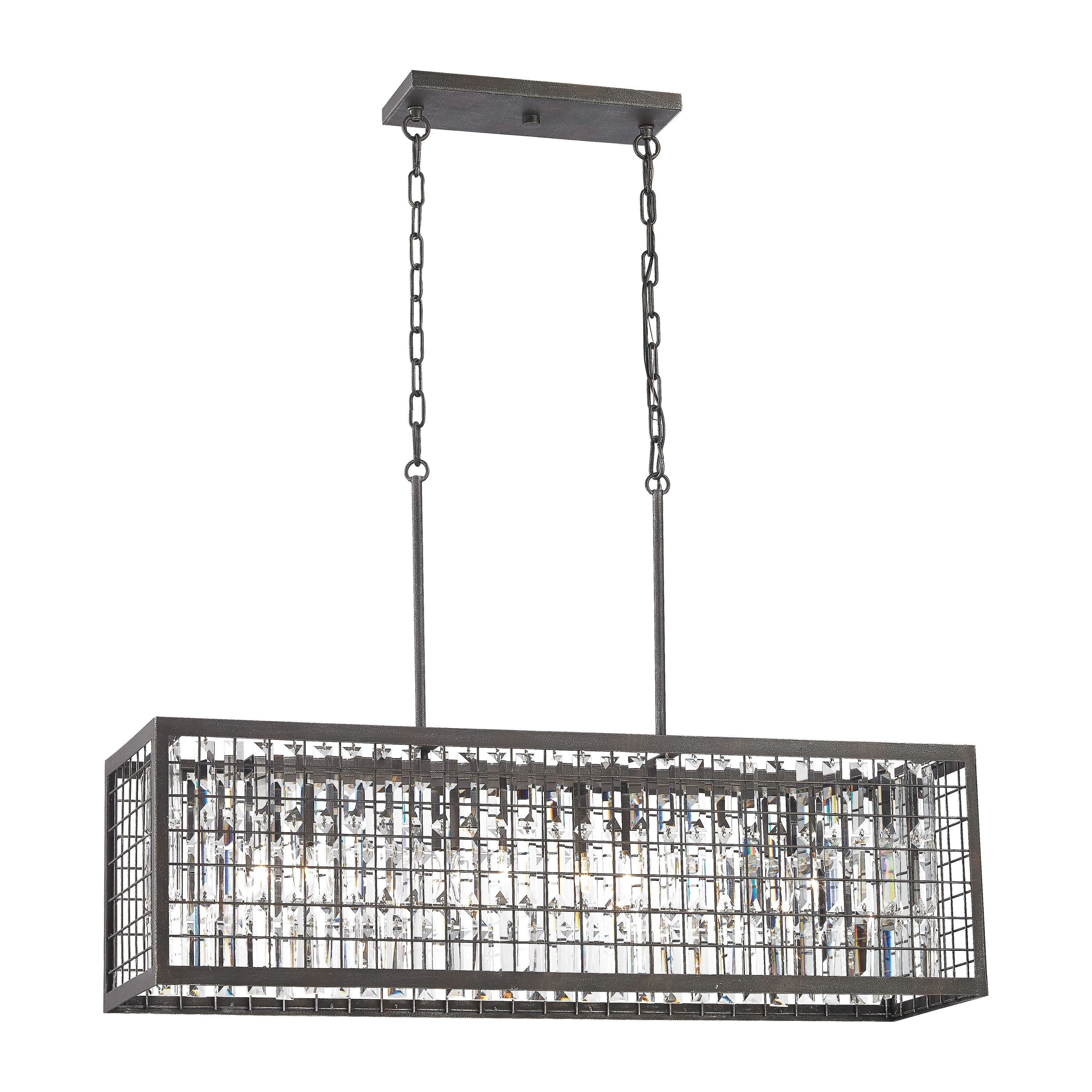 Nadina 37" Wide 4-Light Linear Chandelier