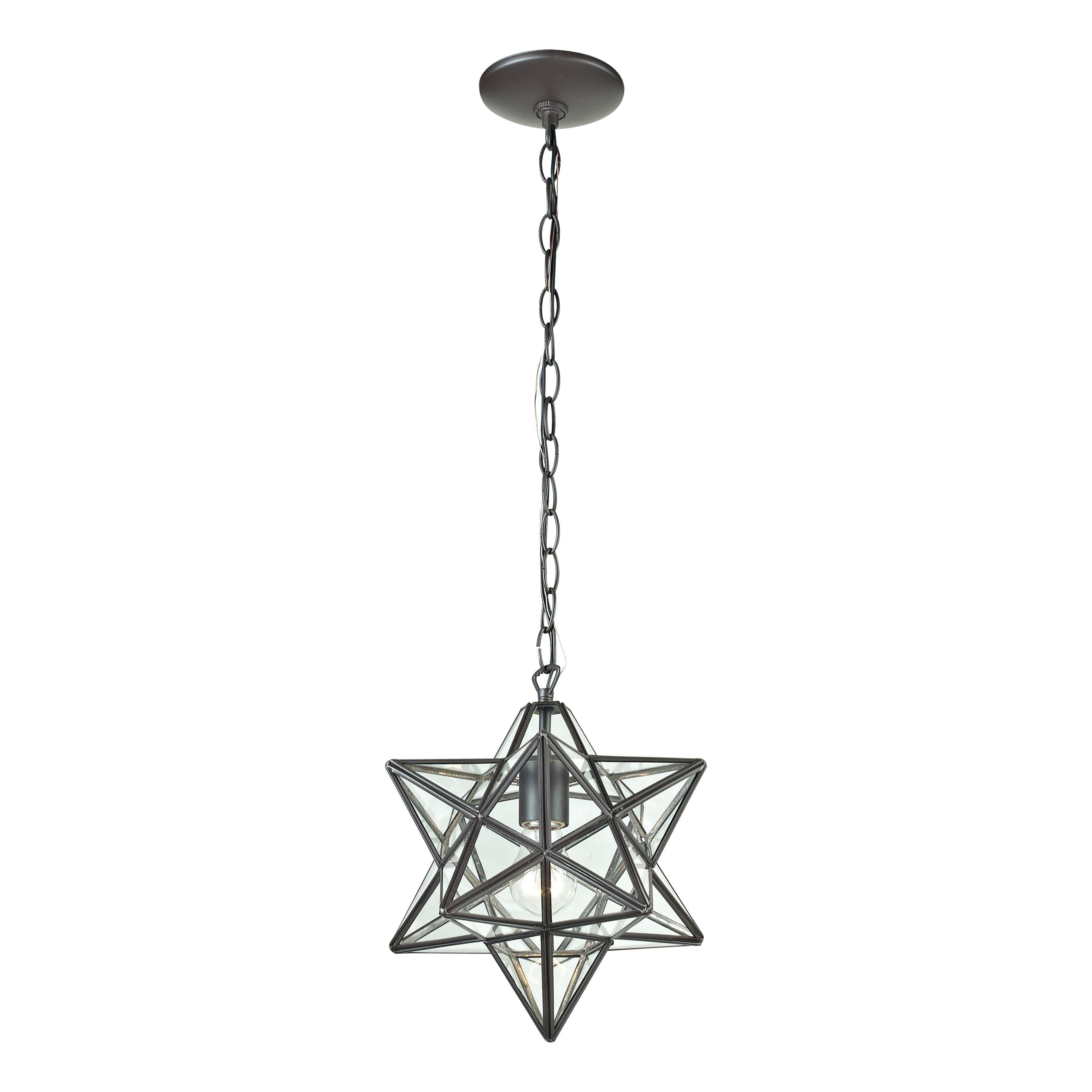 Star 9" Wide 1-Light Mini Pendant