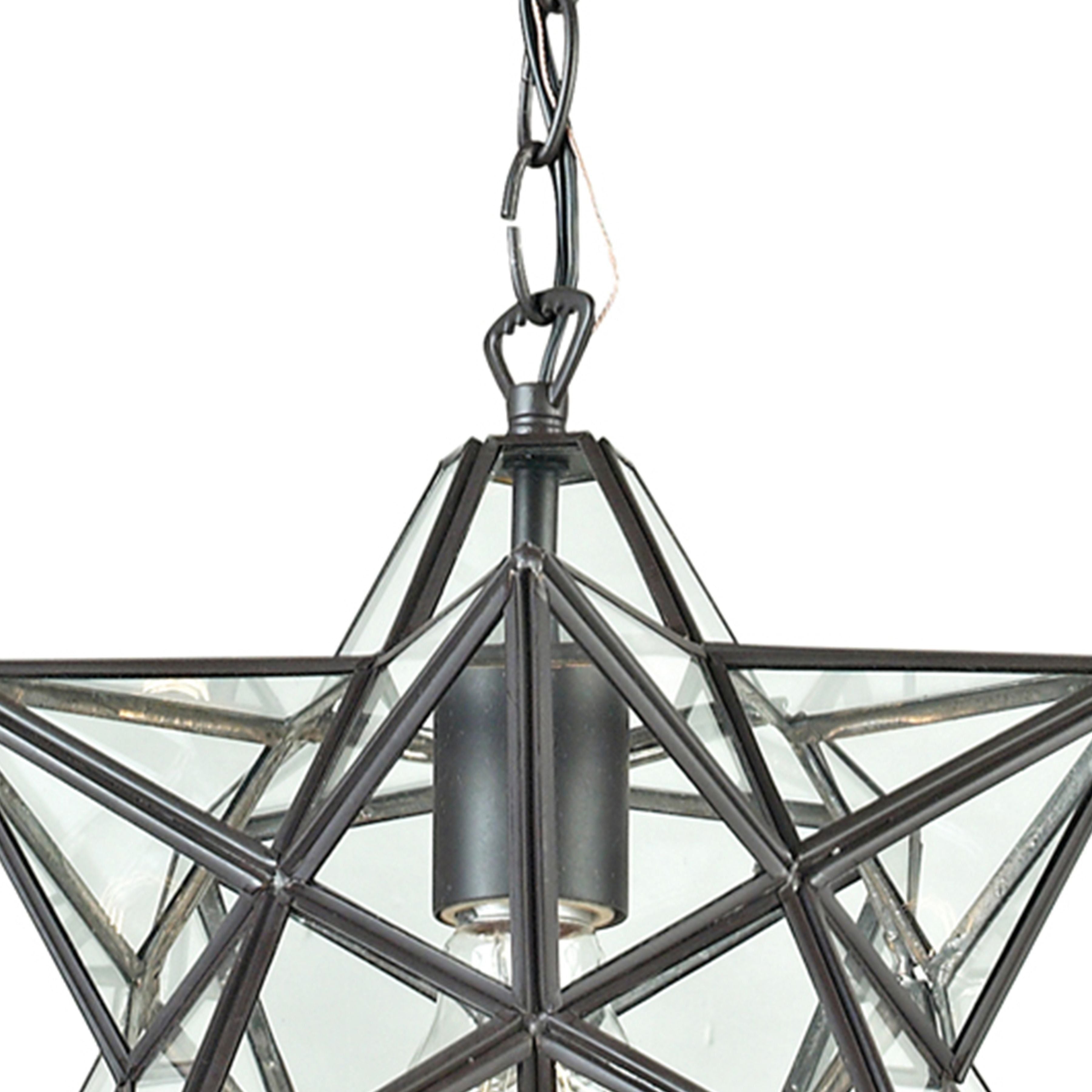 Star 9" Wide 1-Light Mini Pendant