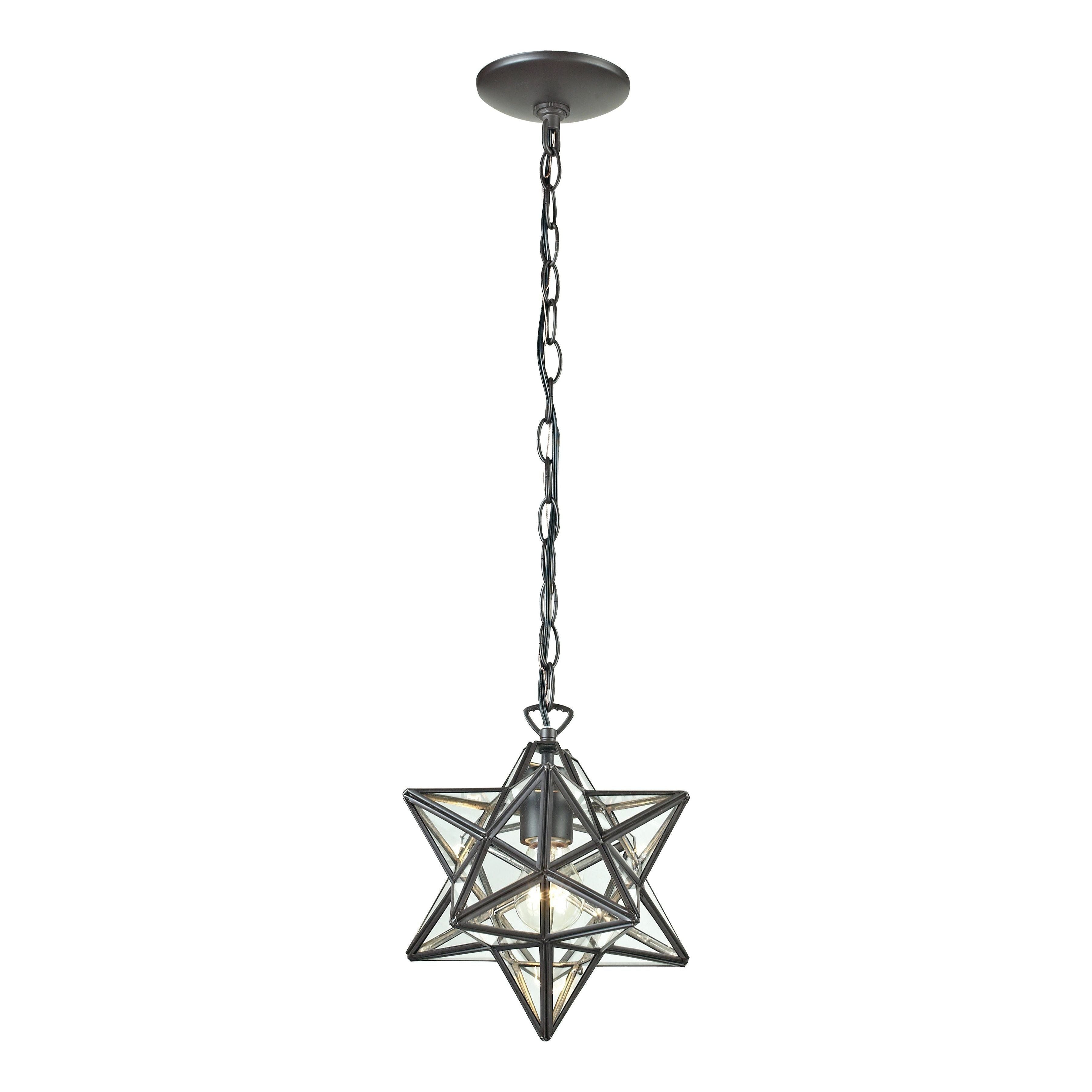 Star 12" Wide 1-Light Mini Pendant