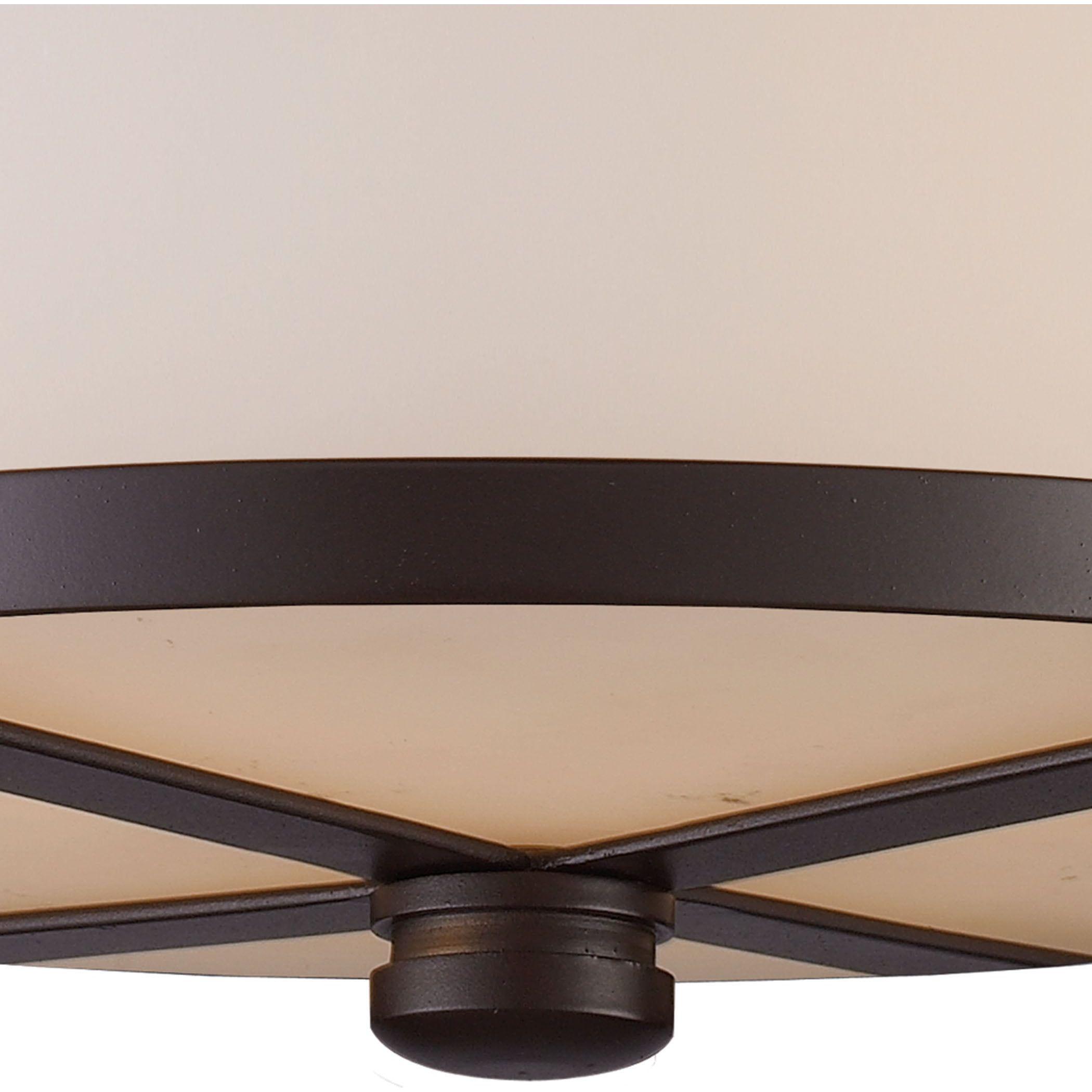 Flushmounts 13" Wide 2-Light Flush Mount