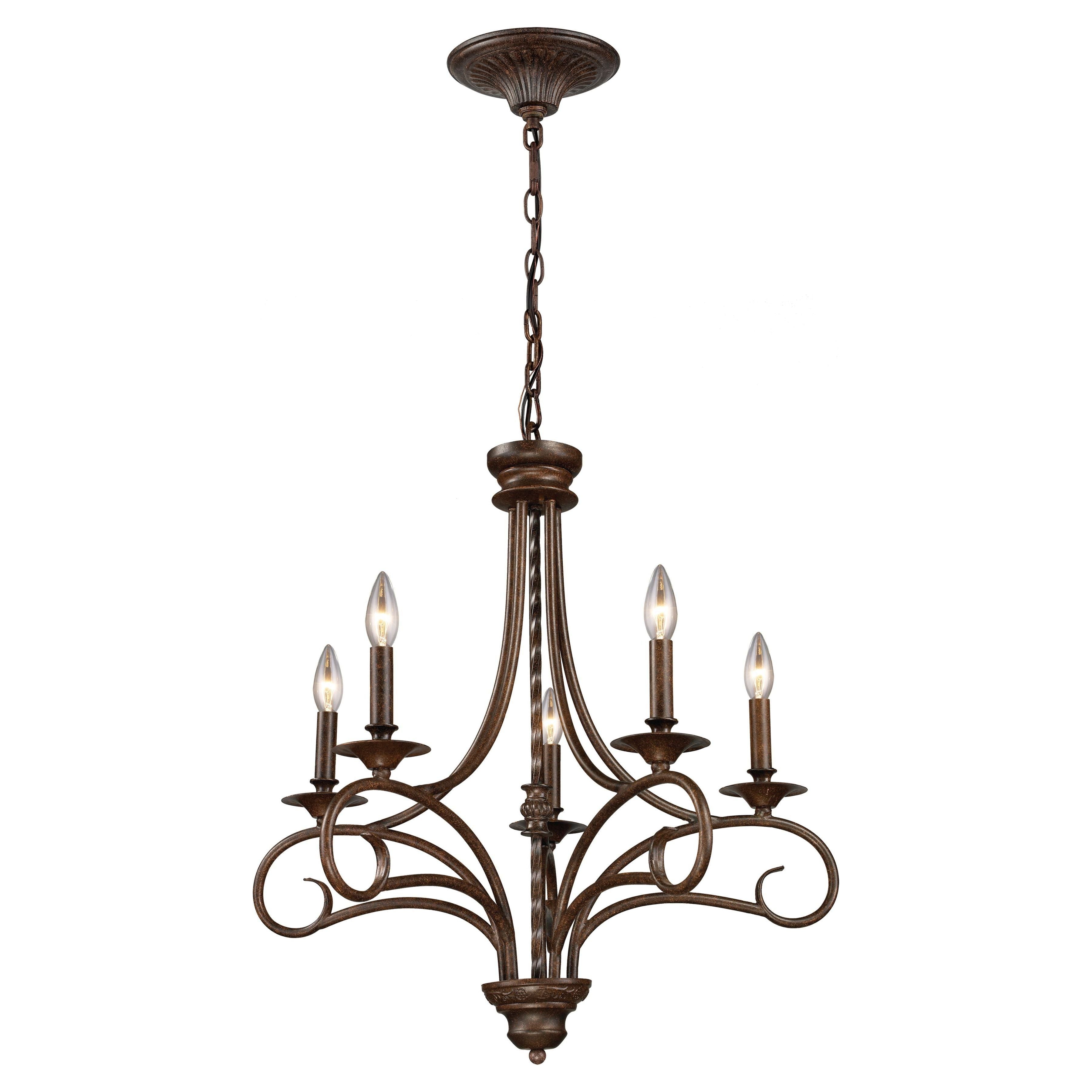 Gloucester 24" Wide 5-Light Chandelier