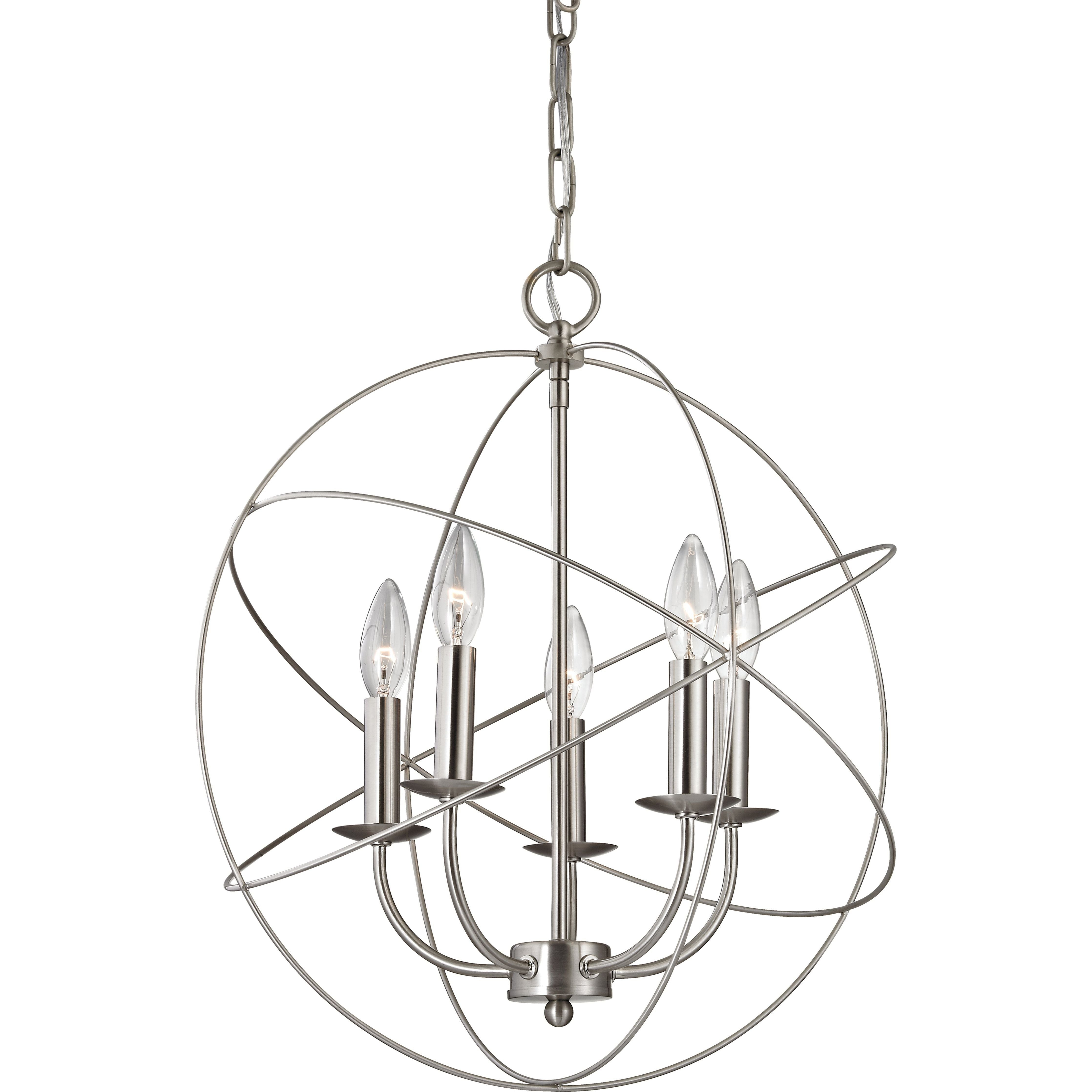 Williamsport 18" Wide 5-Light Chandelier