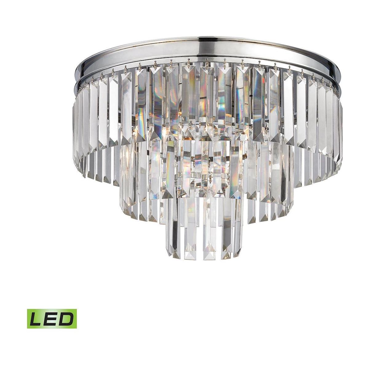 Palacial 19" Wide 3-Light Semi Flush Mount