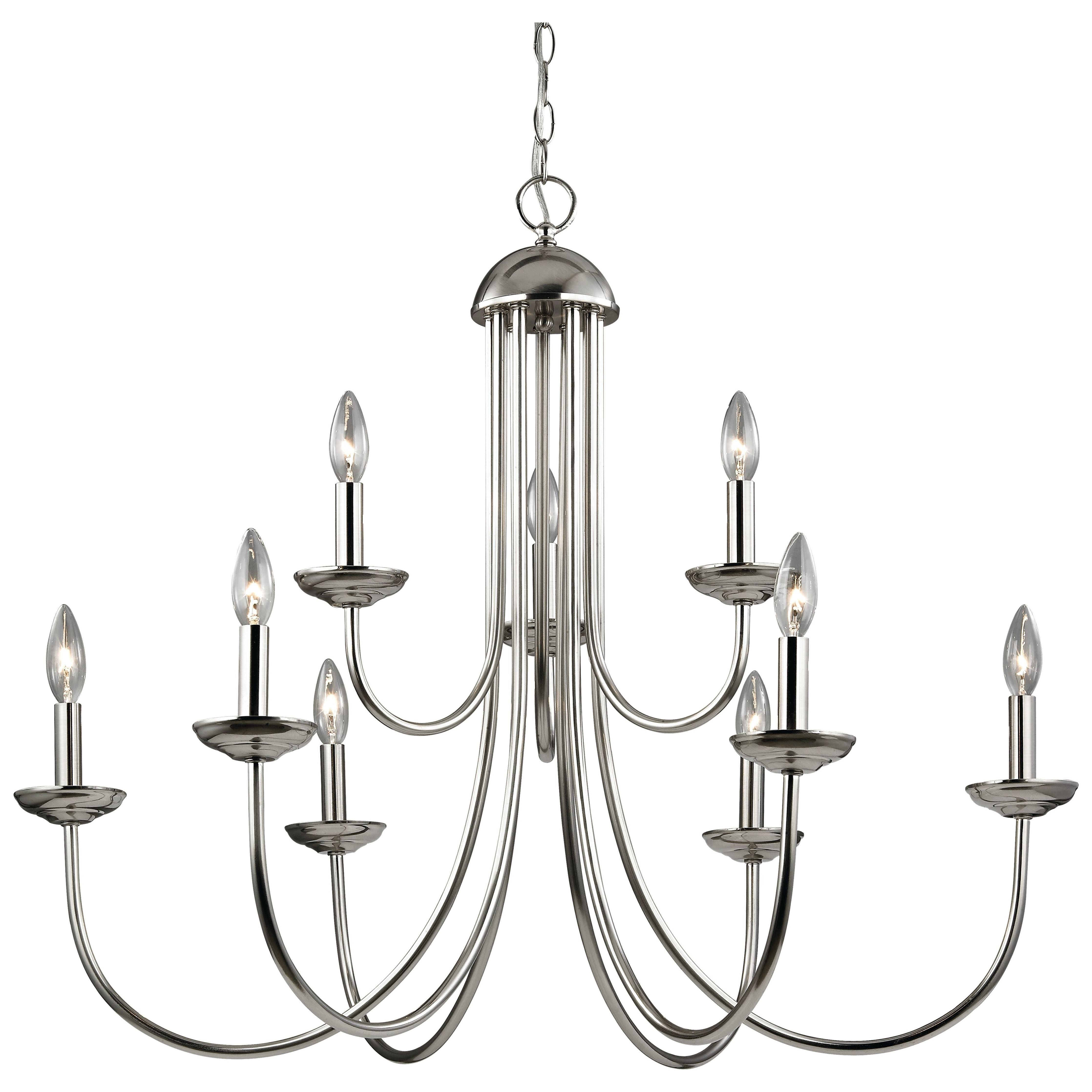 Williamsport 34" Wide 9-Light Chandelier