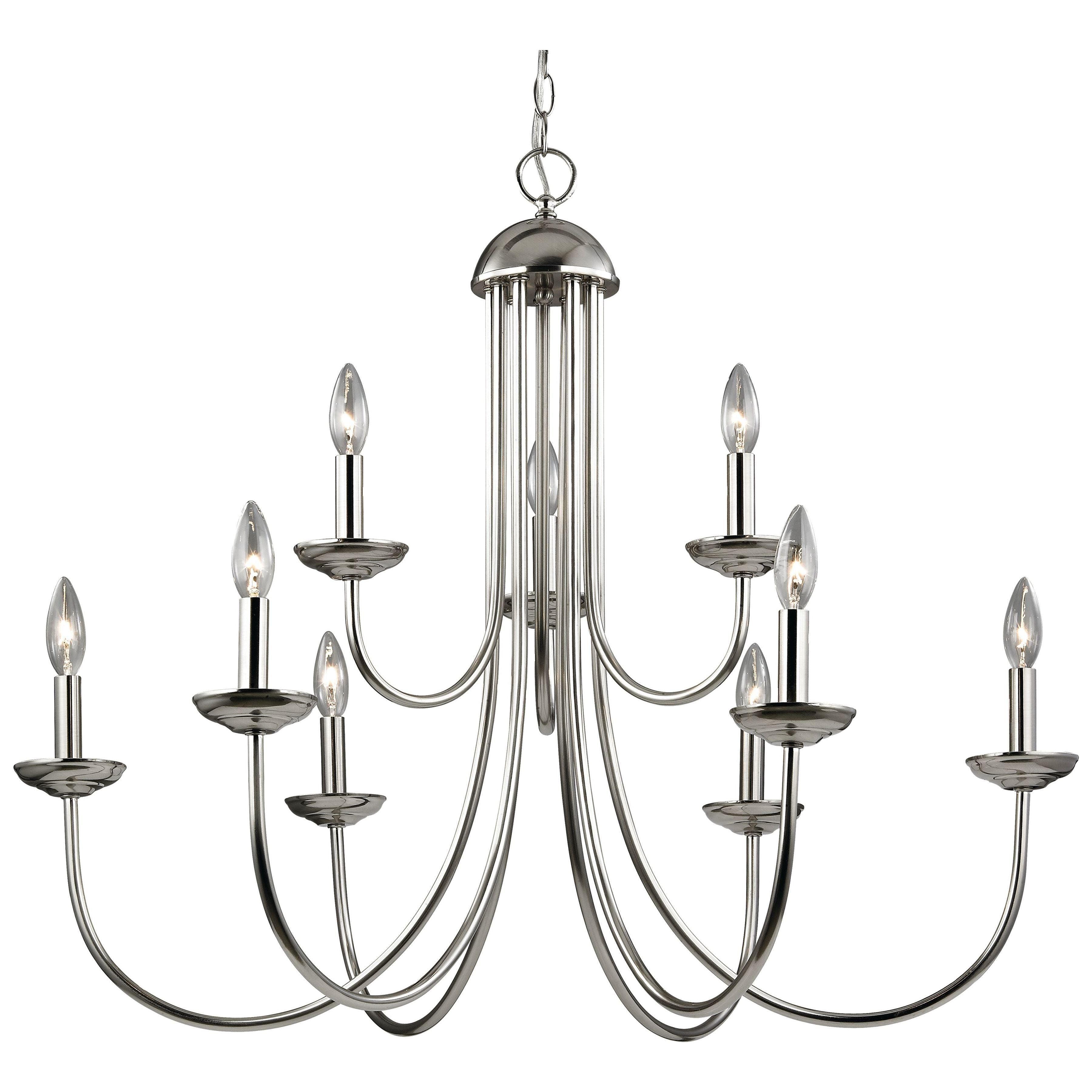 Williamsport 34" Wide 9-Light Chandelier