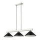 Cobalt 3-Light Billiard Light