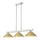 Cobalt 3-Light Billiard Light