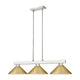 Cobalt 3-Light Billiard Light
