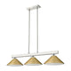 Cobalt 3-Light Billiard Light