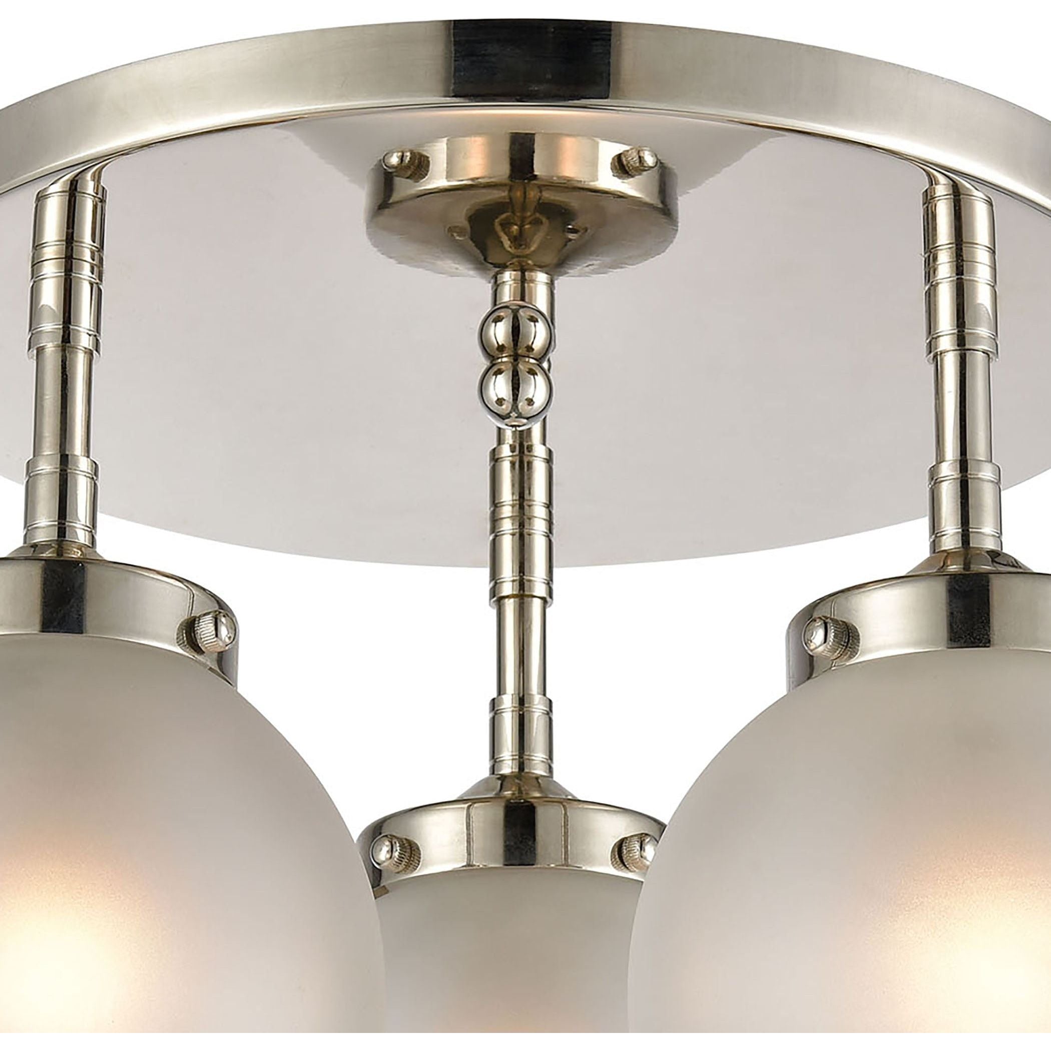 Boudreaux 15" Wide 3-Light Semi Flush Mount