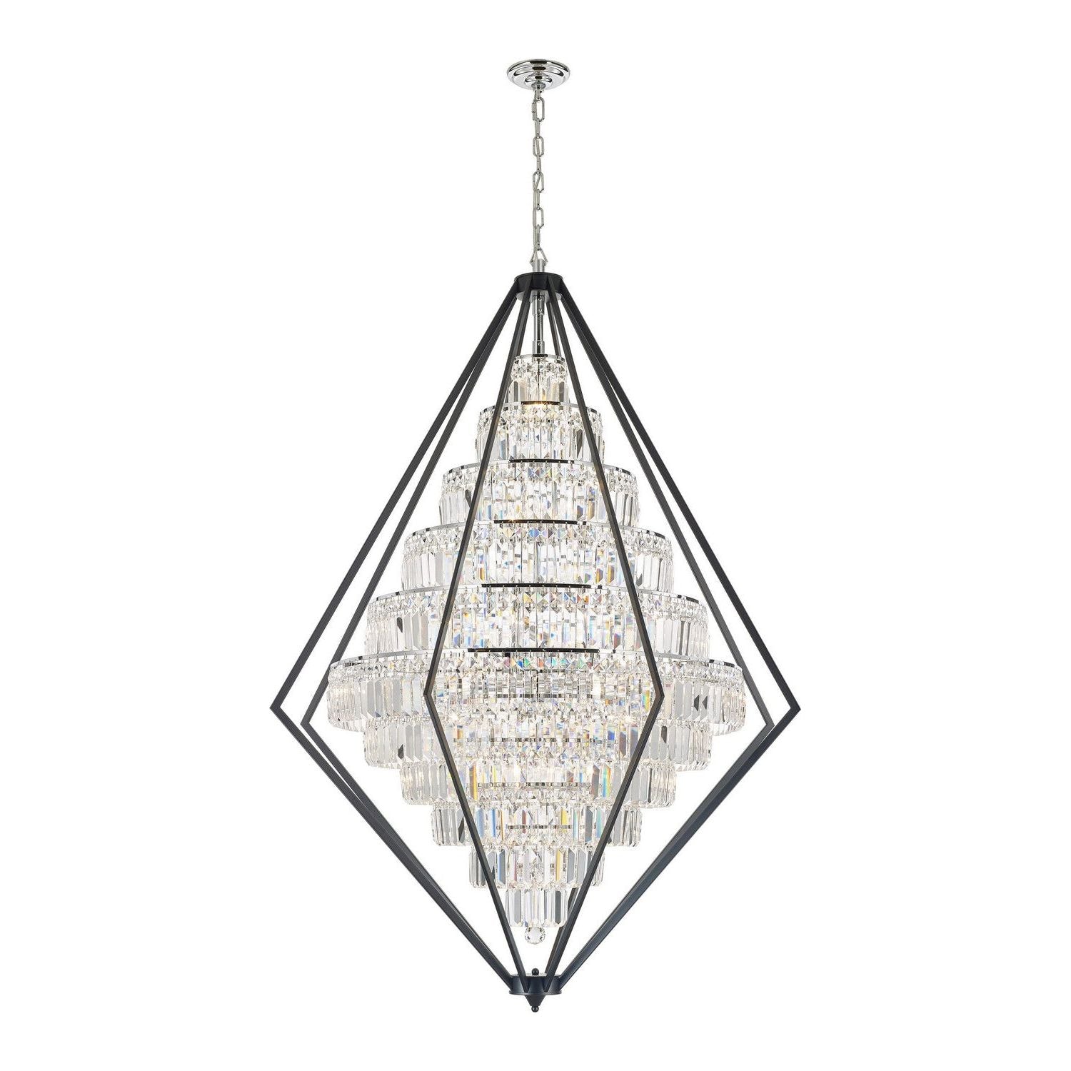 Geometric 22-Light Chandelier