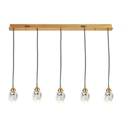 Rock Crystal 5-Light Pendant