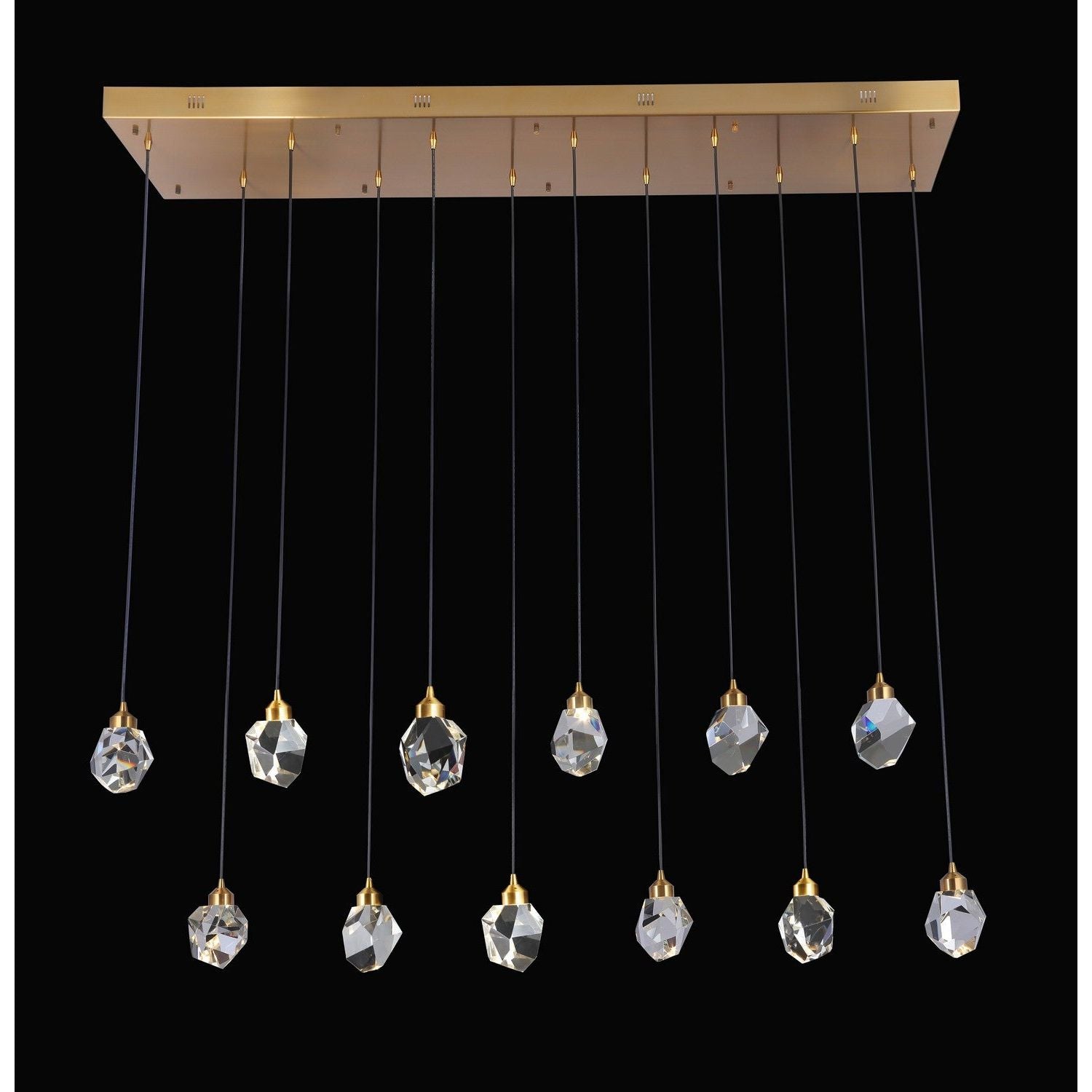 Rock Crystal 12-Light Pendant