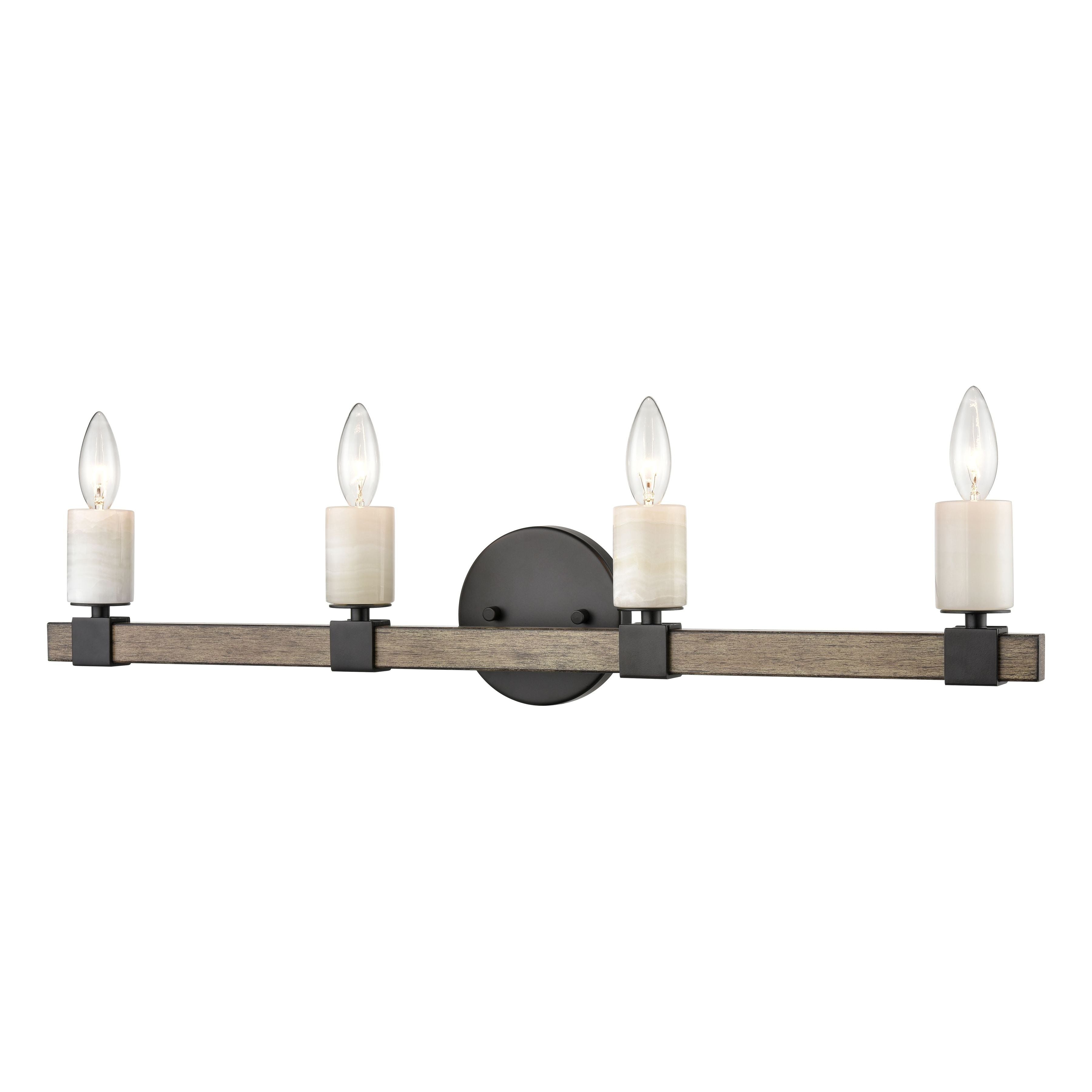 Stone Manor 30" Wide 4-Light Vanity Light