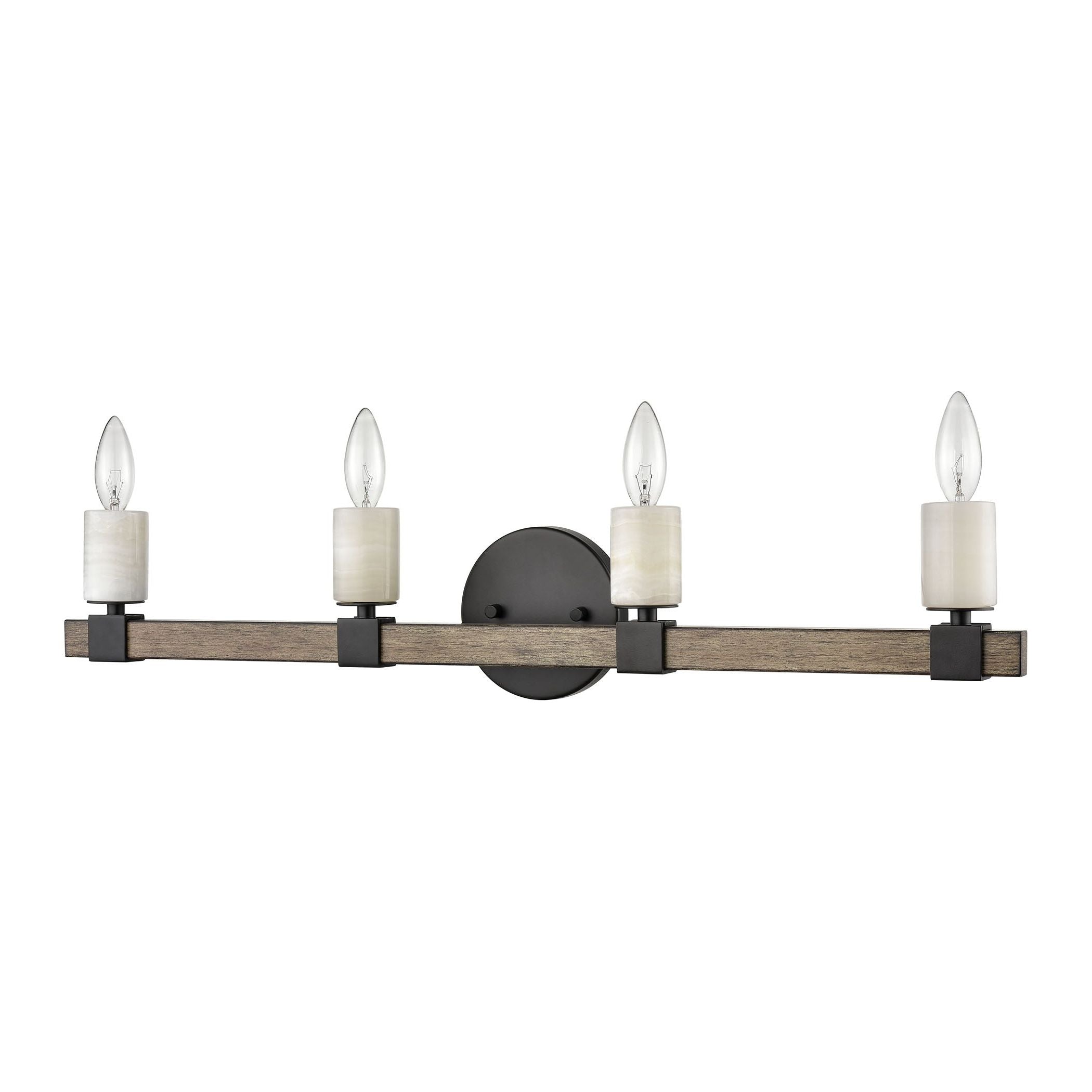 Stone Manor 30" Wide 4-Light Vanity Light