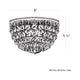Petit Crystal 3-Light Flush Mount