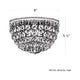 Petit Crystal 3-Light Flush Mount