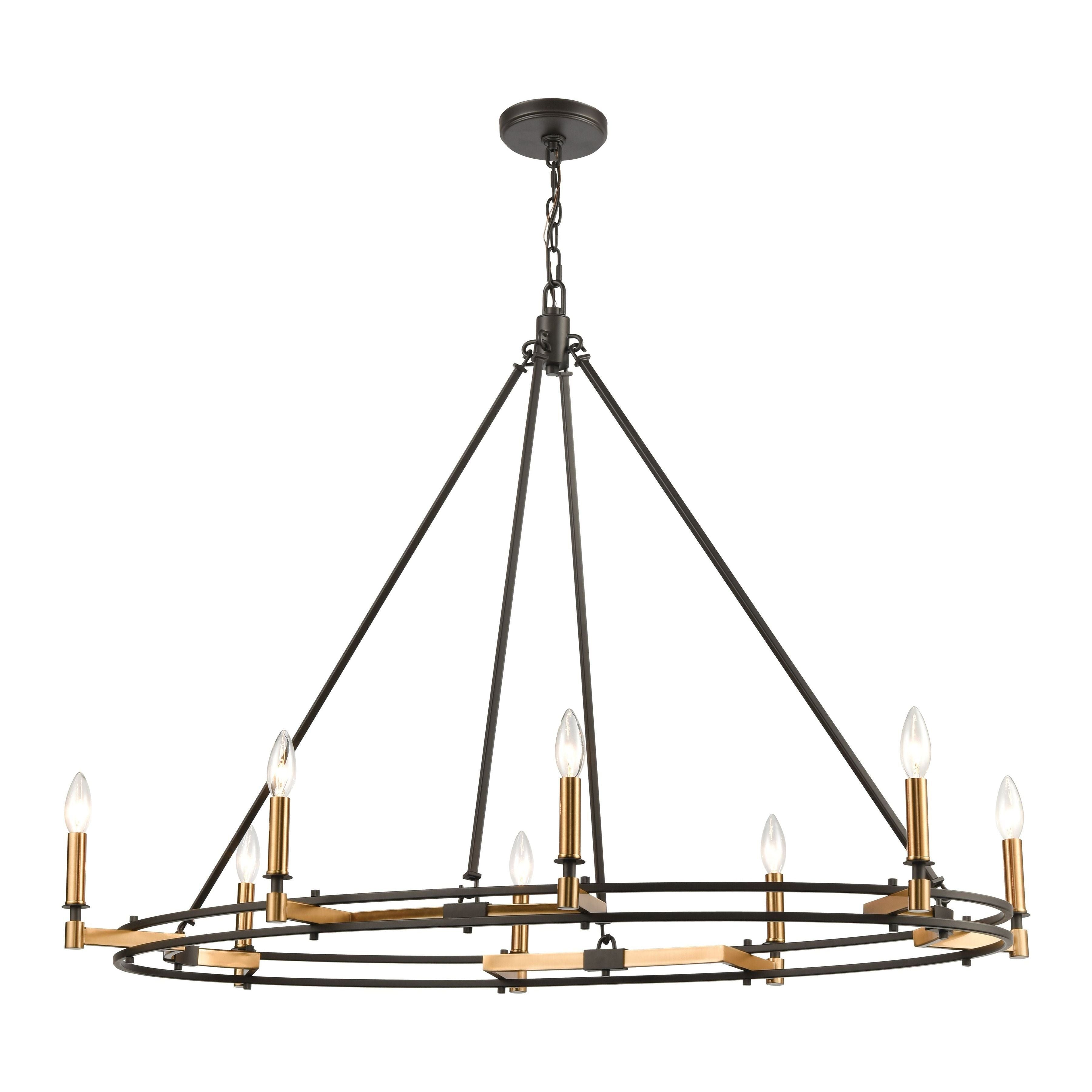 Talia 42" Wide 8-Light Linear Chandelier