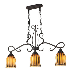 Phoenix 3-Light Linear Chandelier