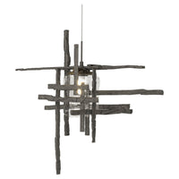 Tura Seeded Glass Low Voltage Mini Pendant
