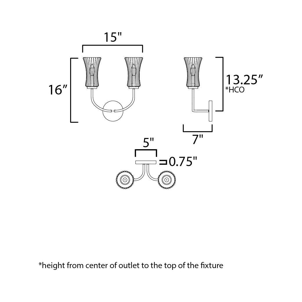 Camelot 2-Light Sconce