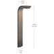 12 Volt LED 22.5" Curved Path Light
