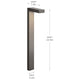 12 Volt LED 22.5" 90 Degree Path Light