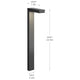12 Volt LED 22.5" 90 Degree Path Light