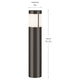 12 Volt LED 15.2" Round Bollard