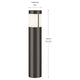 12 Volt LED 15.2" Round Bollard