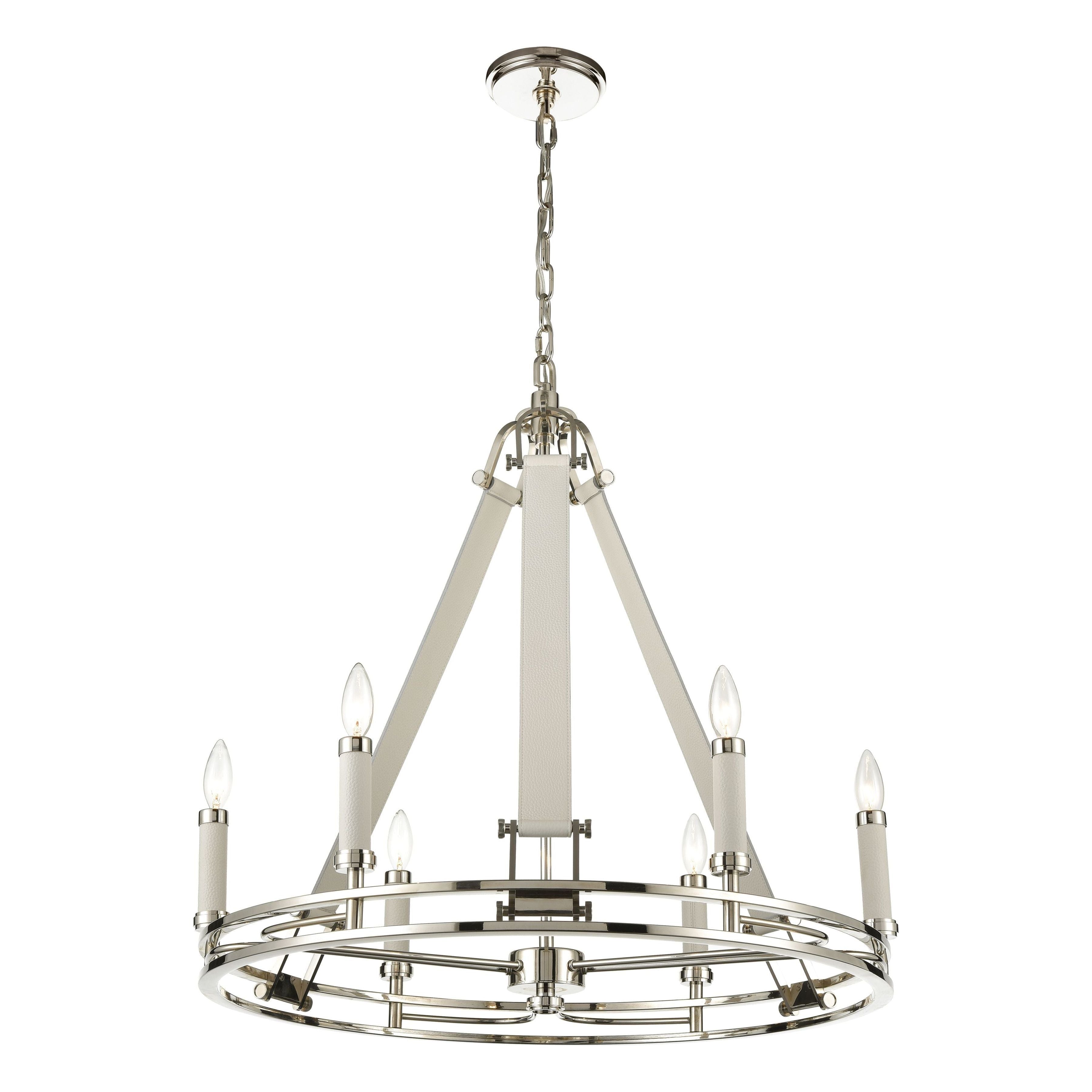 Bergamo 29" Wide 6-Light Chandelier