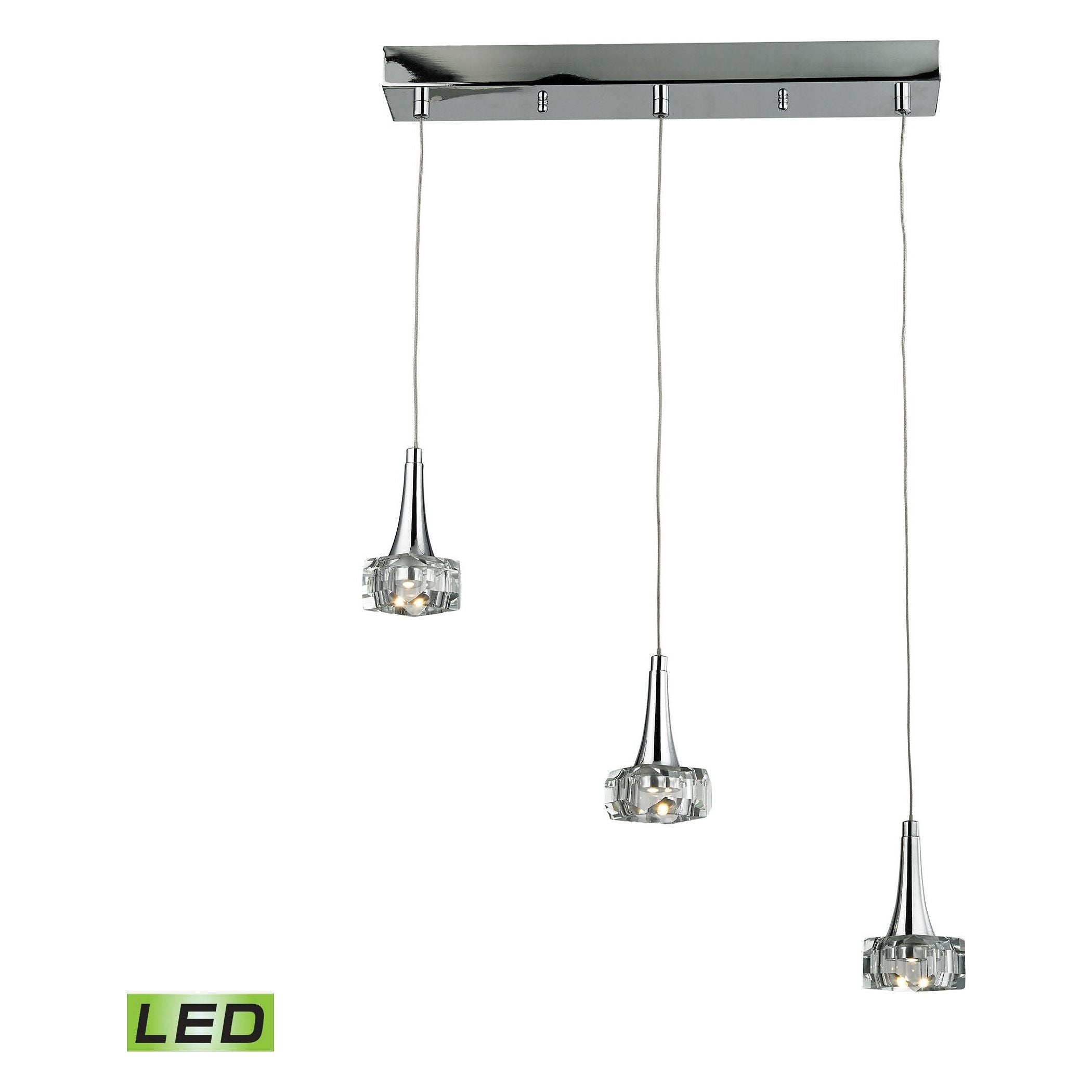 Alea 19" Wide 3-Light Pendant