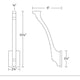 Profili Ogee LED Sconce
