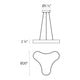 Corso Rhythm LED Pendant (with 20' Cord)