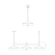 Systema Staccato 3-Light Linear Pendant with Shallow Cone Shades