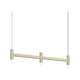 Systema Staccato 3-Light Linear Pendant