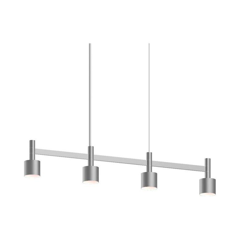 Systema Staccato 4-Light Linear Pendant with Drum Shades