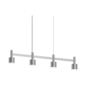 Systema Staccato 4-Light Linear Pendant with Drum Shades
