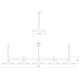 Systema Staccato 5-Light Linear Pendant with Shallow Cone Shades