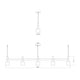 Systema Staccato 5-Light Linear Pendant with Drum Shades