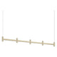 Systema Staccato 5-Light Linear Pendant